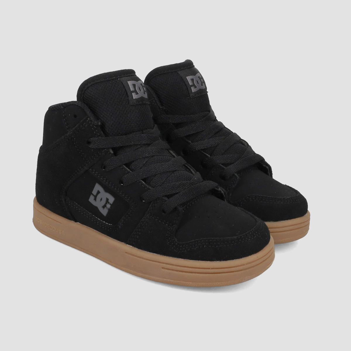 DC Manteca 4 High-Top Shoes - Black/Black/Gum - Kids
