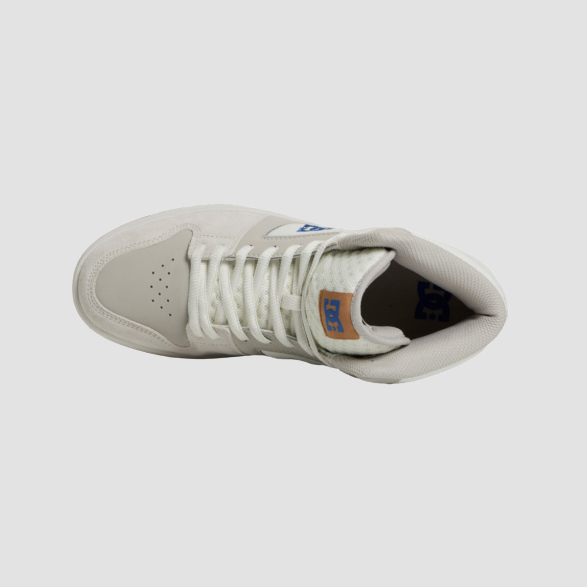 DC Manteca 4 High Top Shoes - Off White/Placid Blue