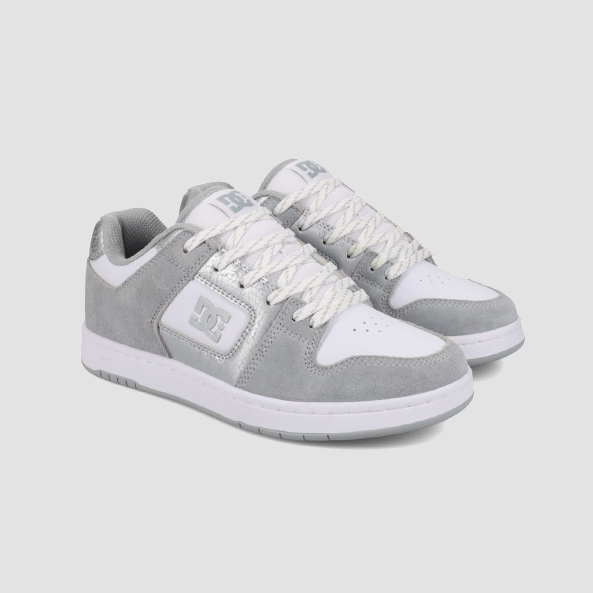 DC Manteca 4 Shoes - Grey/Grey/White - Womens