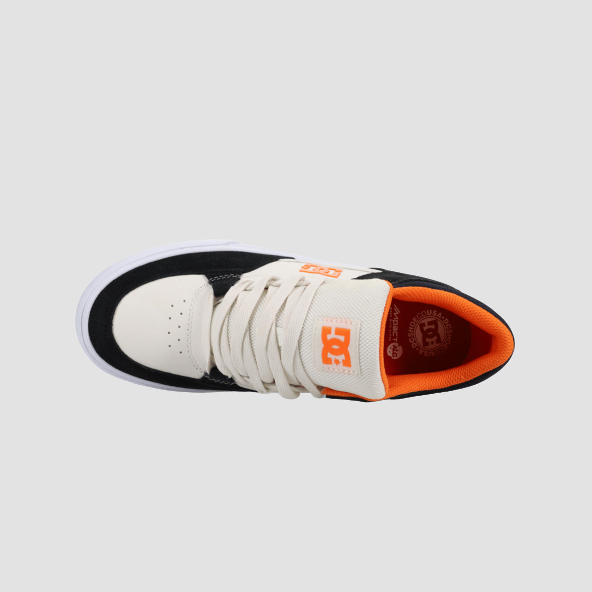 DC Onyx S Shoes - Grey/Off White/Orange