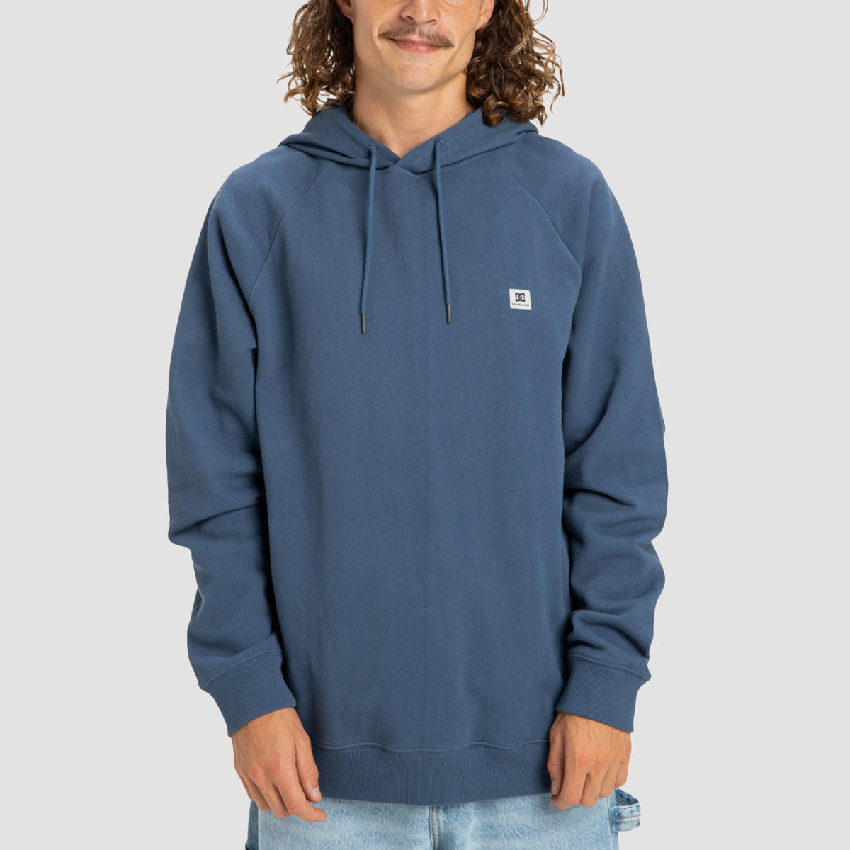DC Pressed Pullover Hoodie Dark Denim