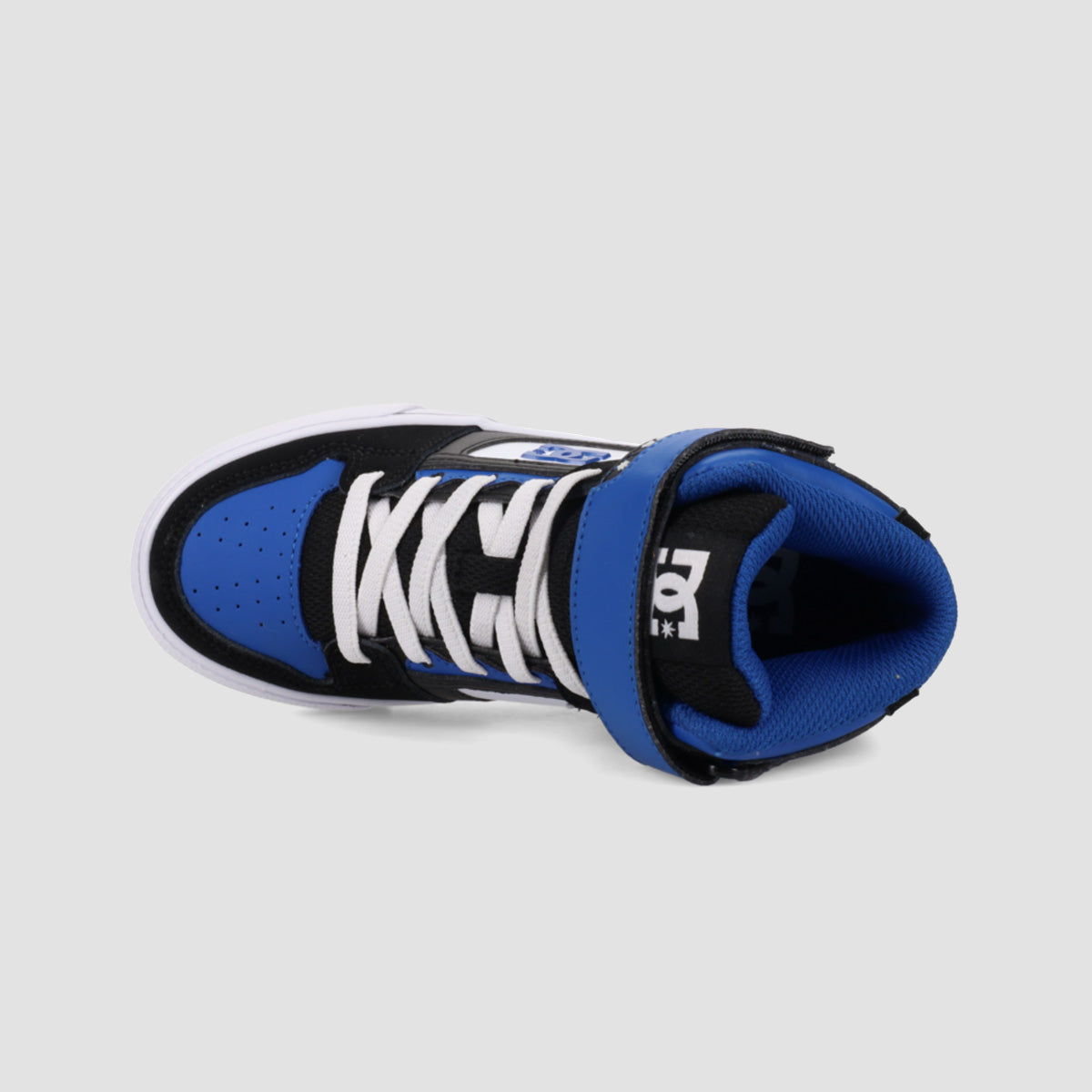 DC Pure High-Top EV Shoes - Black/Blue/White - Kids