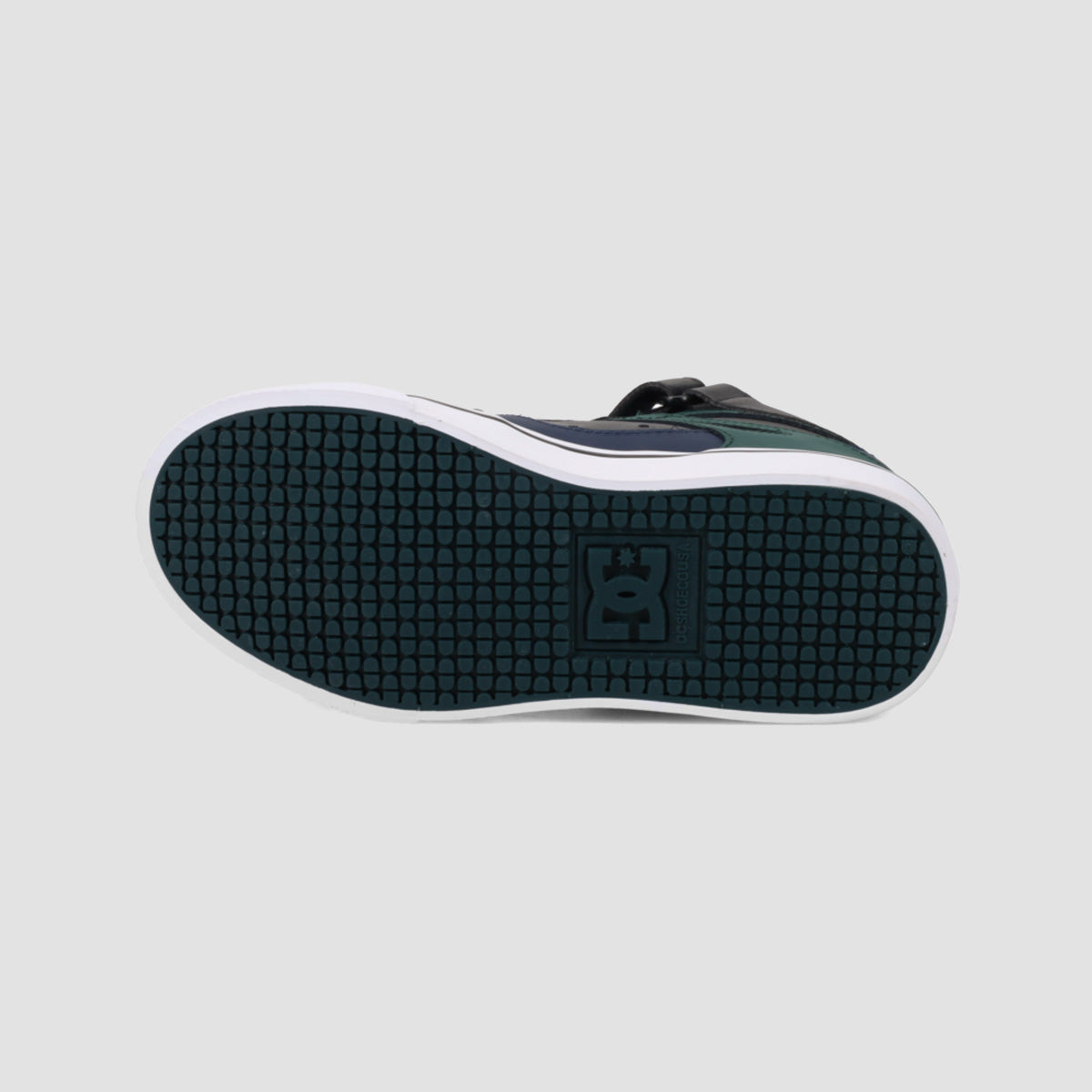 DC Pure High-Top EV Shoes - Green/Navy/Black - Kids