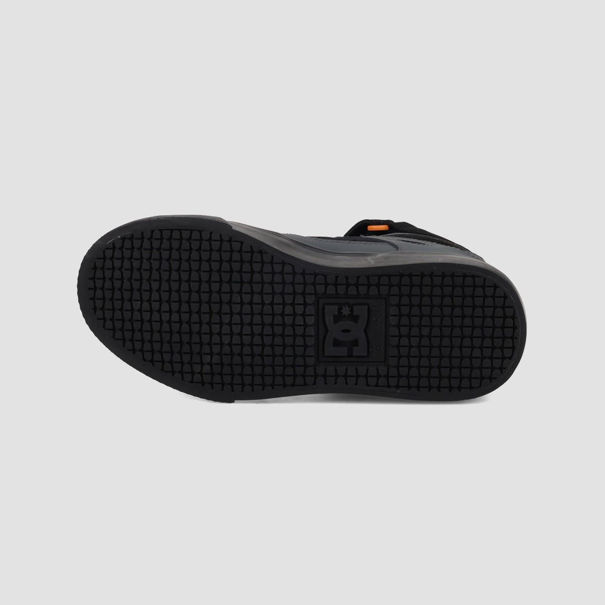 DC Pure High-Top EV Shoes - Grey/Black/Orange - Kids
