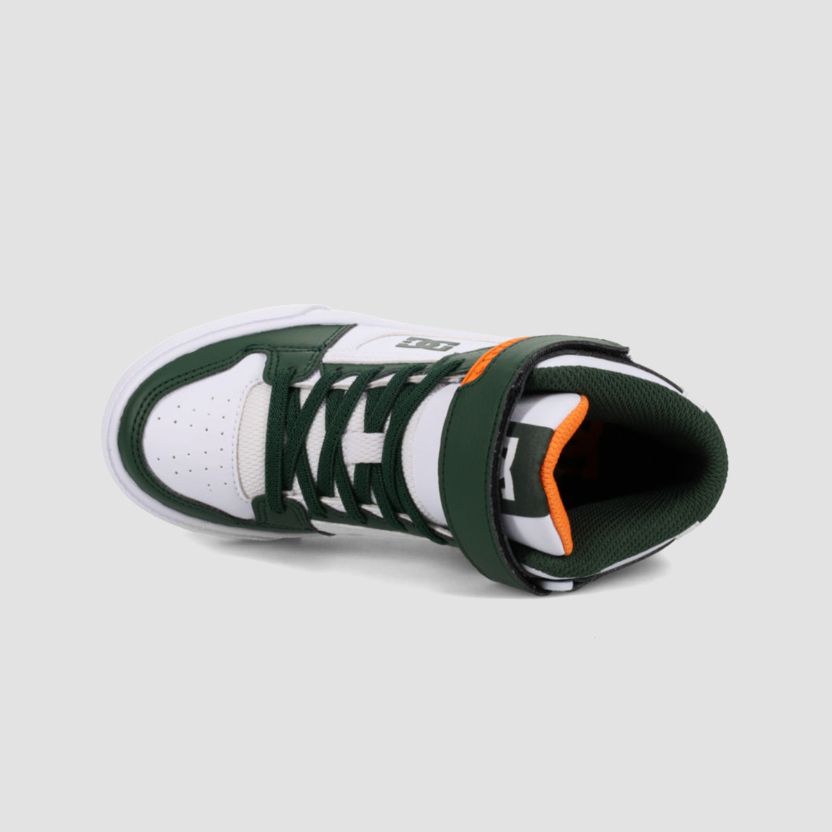 DC Pure High-Top EV SN Shoes - White/Dark/Green - Kids