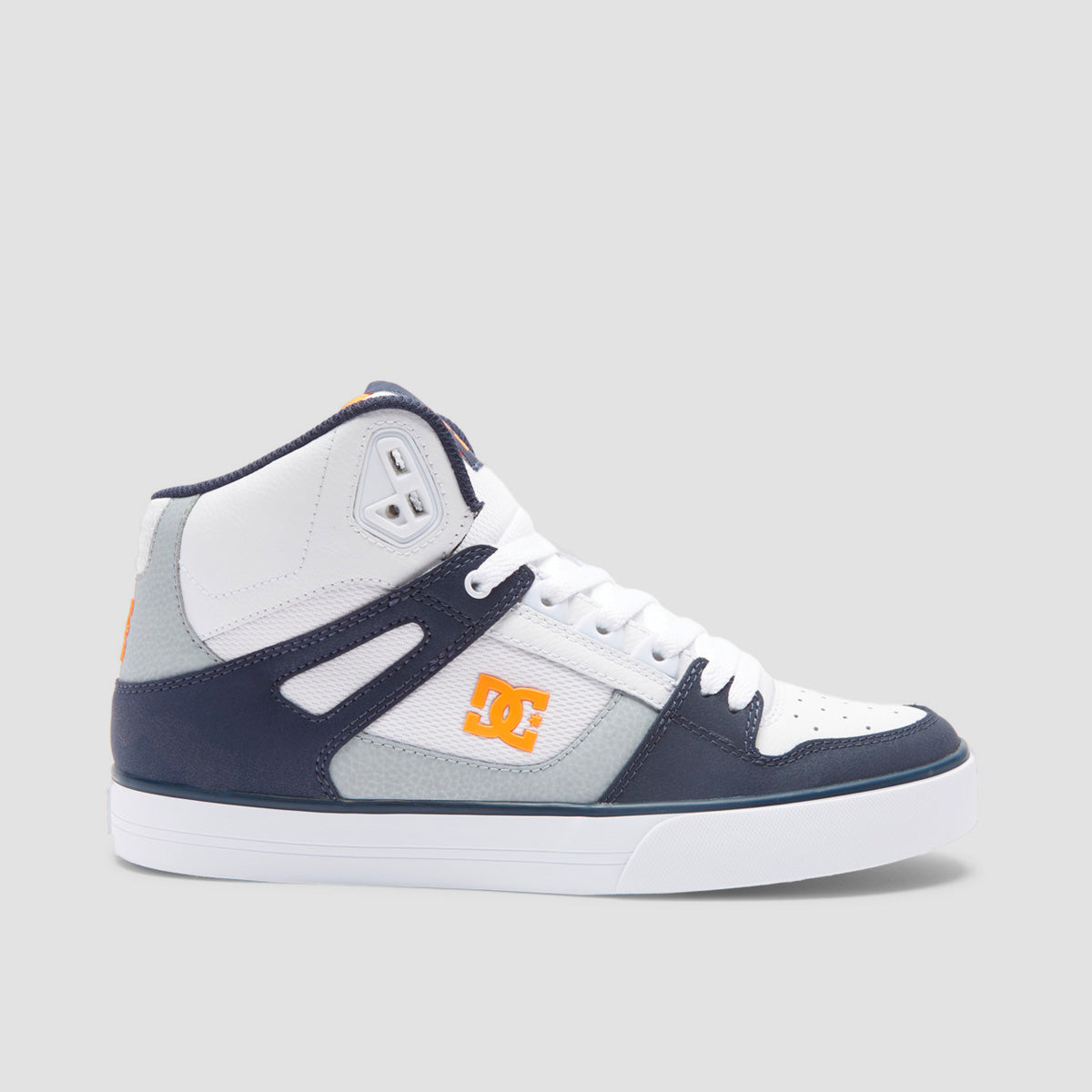 DC Pure HT WC Shoes - White/Grey/Orange