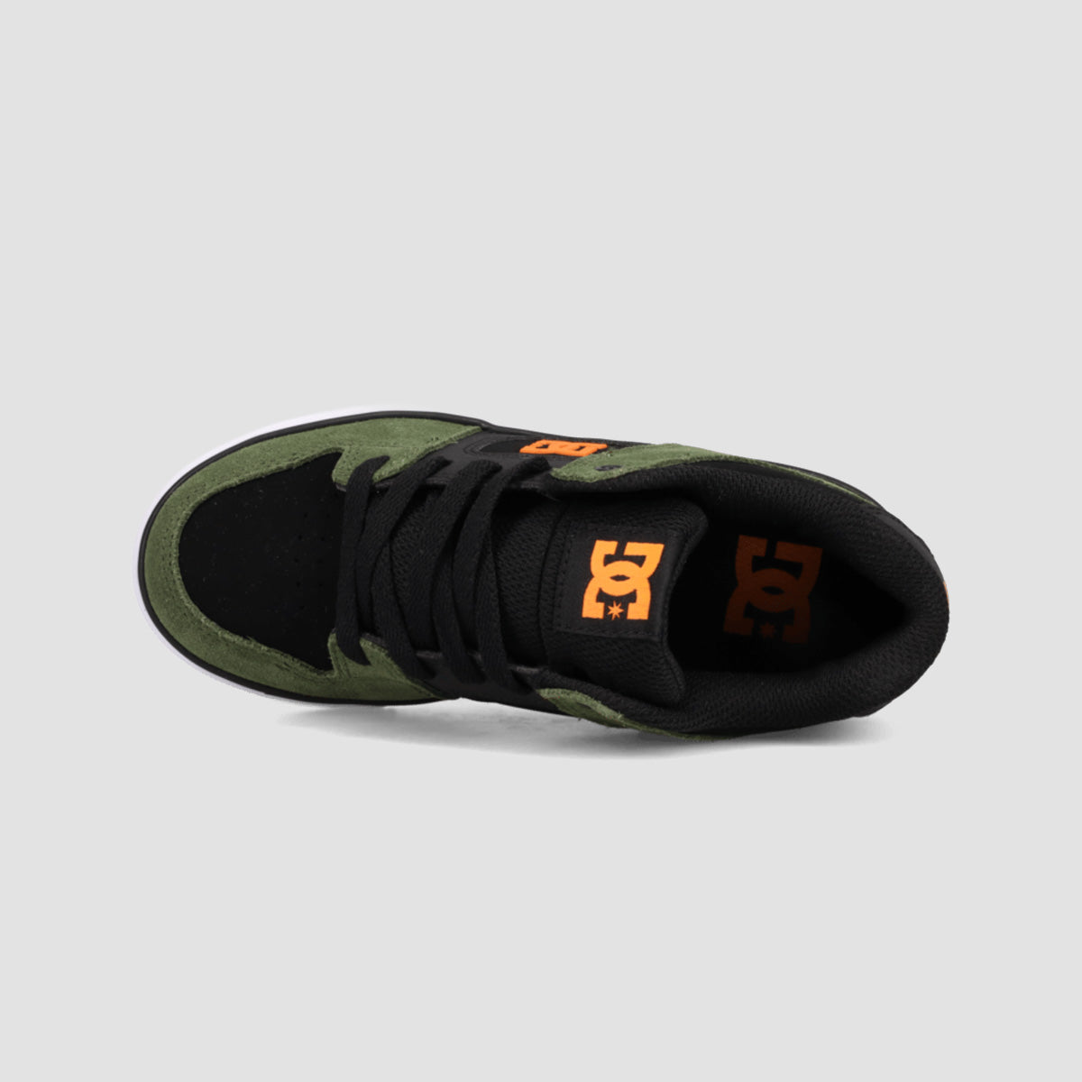 DC Pure Shoes - Dark Olive/Black/Orange - Kids