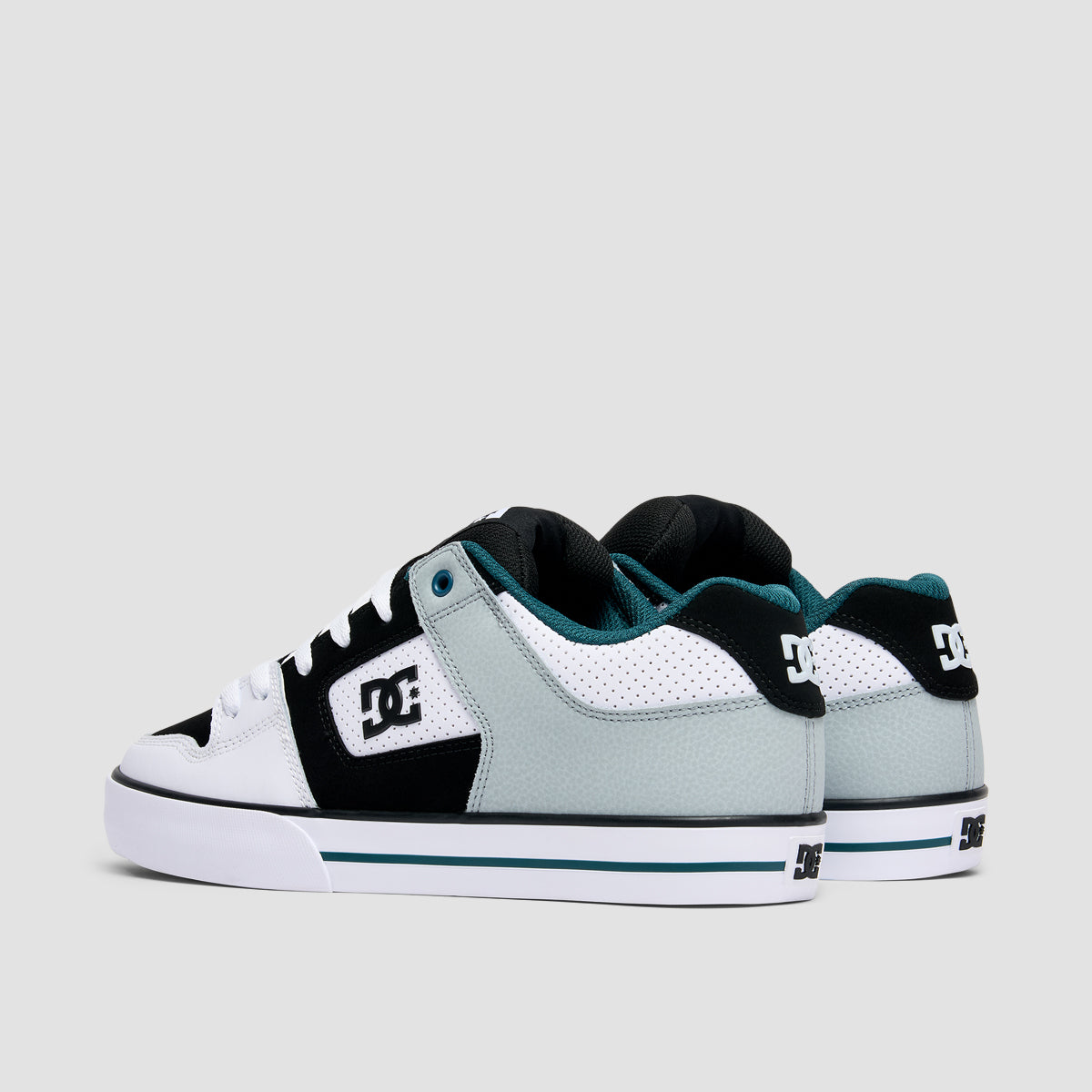 DC Pure Shoes - New Teal/White