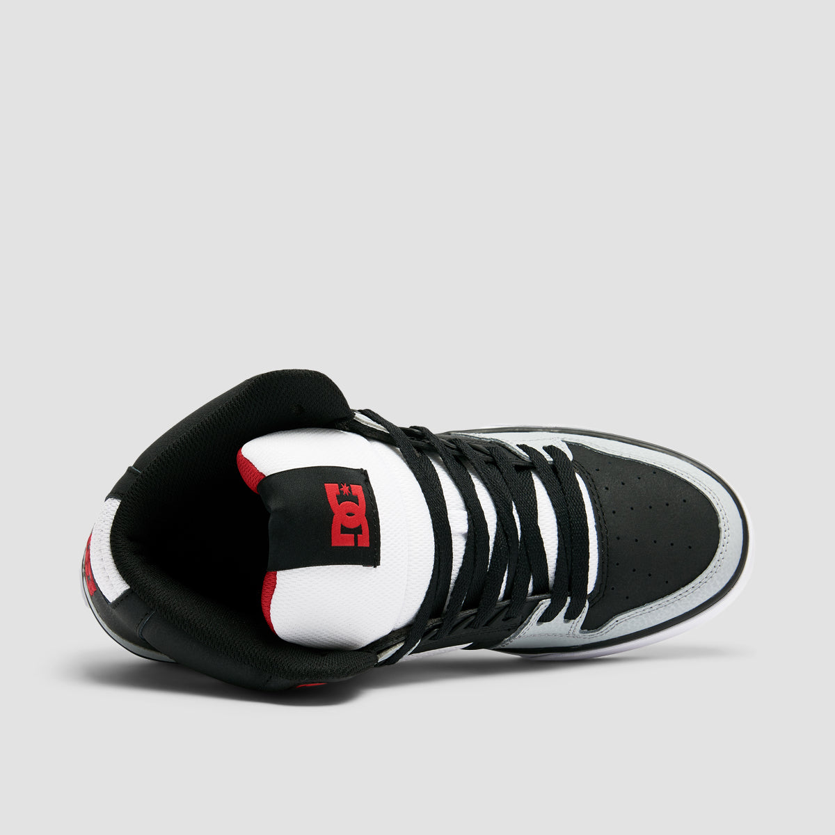 DC Pure WC High Top Shoes - Black/Grey/Red