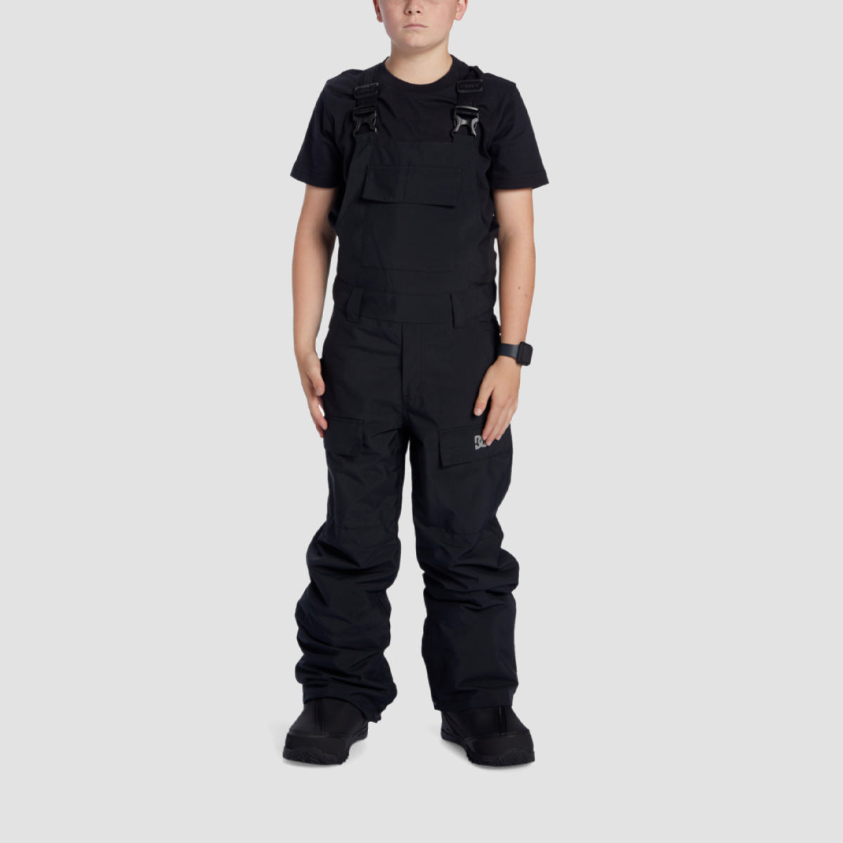 DC Roadblock Snow Bib Pants Black - Kids