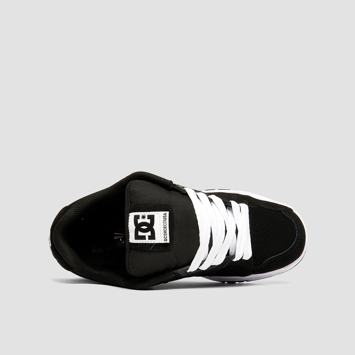 DC Stag Shoes - Black/Black/White