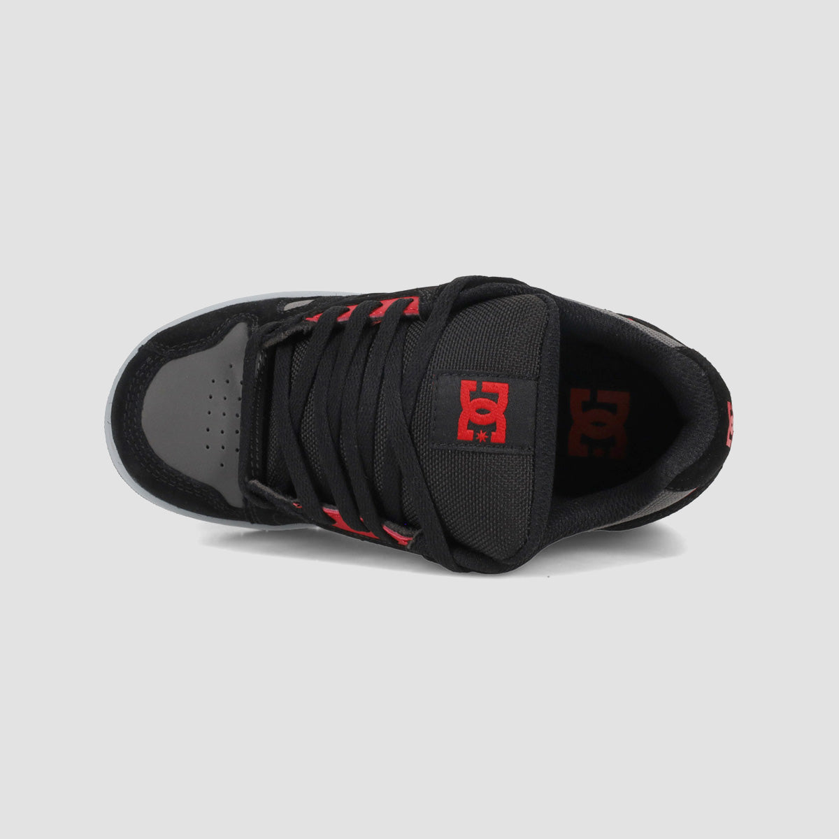 DC Stag Shoes - Black/Grey/Red - Kids
