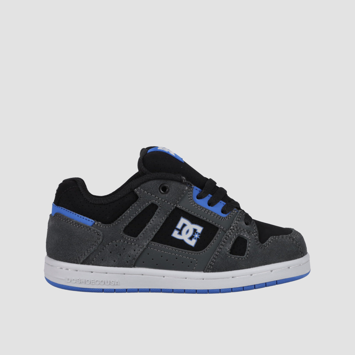 DC Stag Shoes - Grey/Black/Blue - Kids