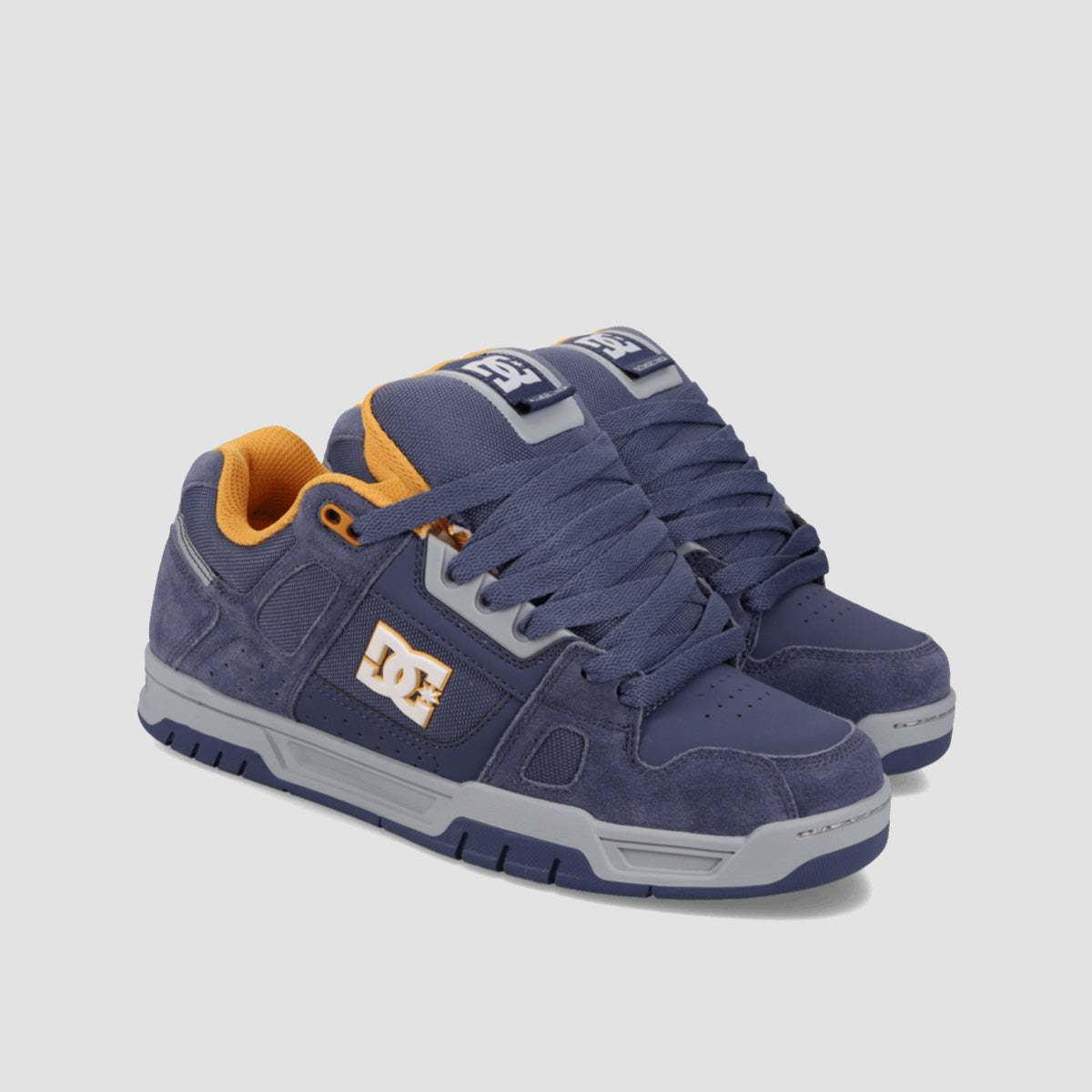 DC Stag Shoes - Navy/Grey/Orange