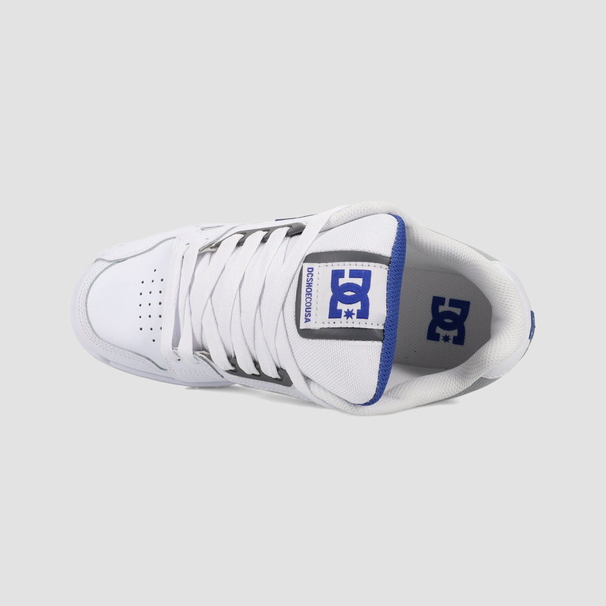 DC Stag Shoes - White/Blue/Grey