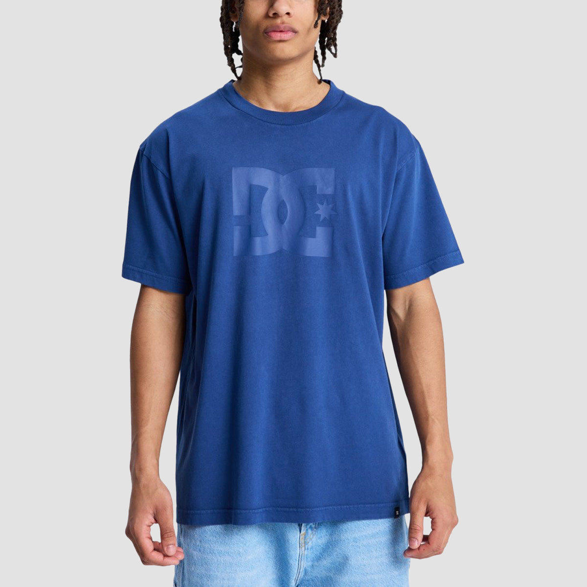 DC Star T-Shirt Pigment Dye Estate Blue