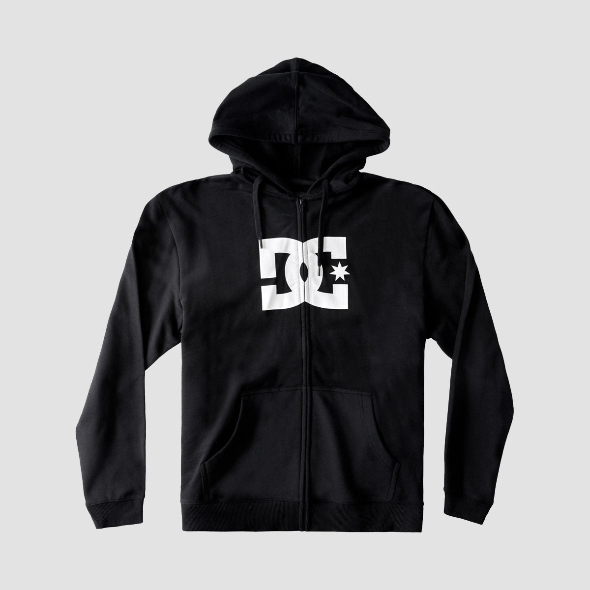 DC Star Zip Hoodie Black - Kids