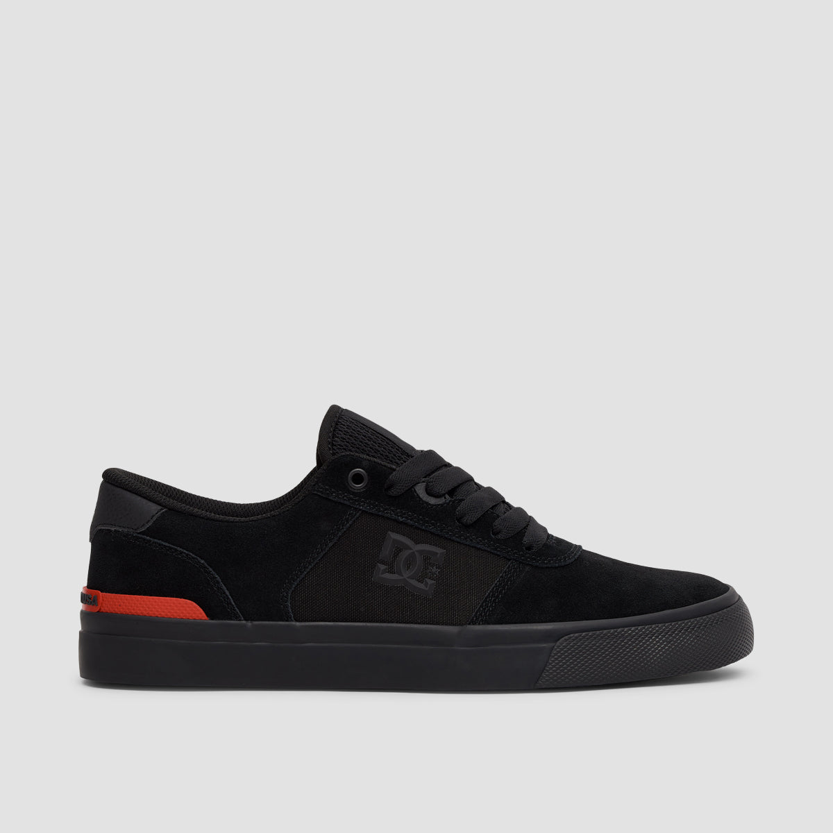 DC Teknic S Shoes - Black/Black/Red