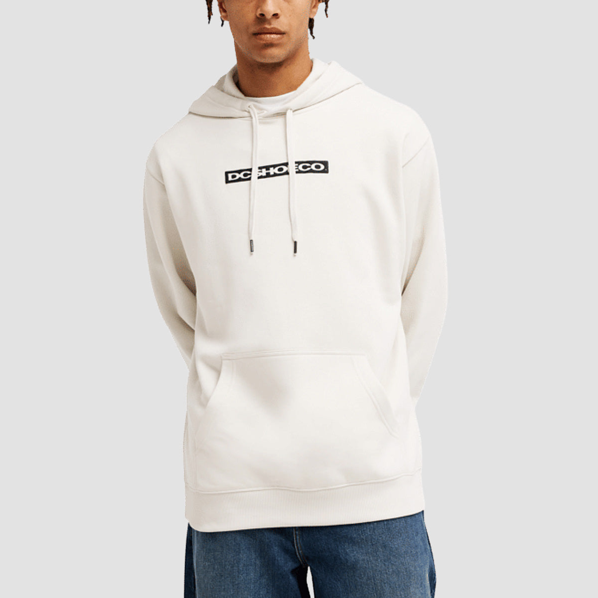 DC Tire Job Pullover Hoodie Lily White