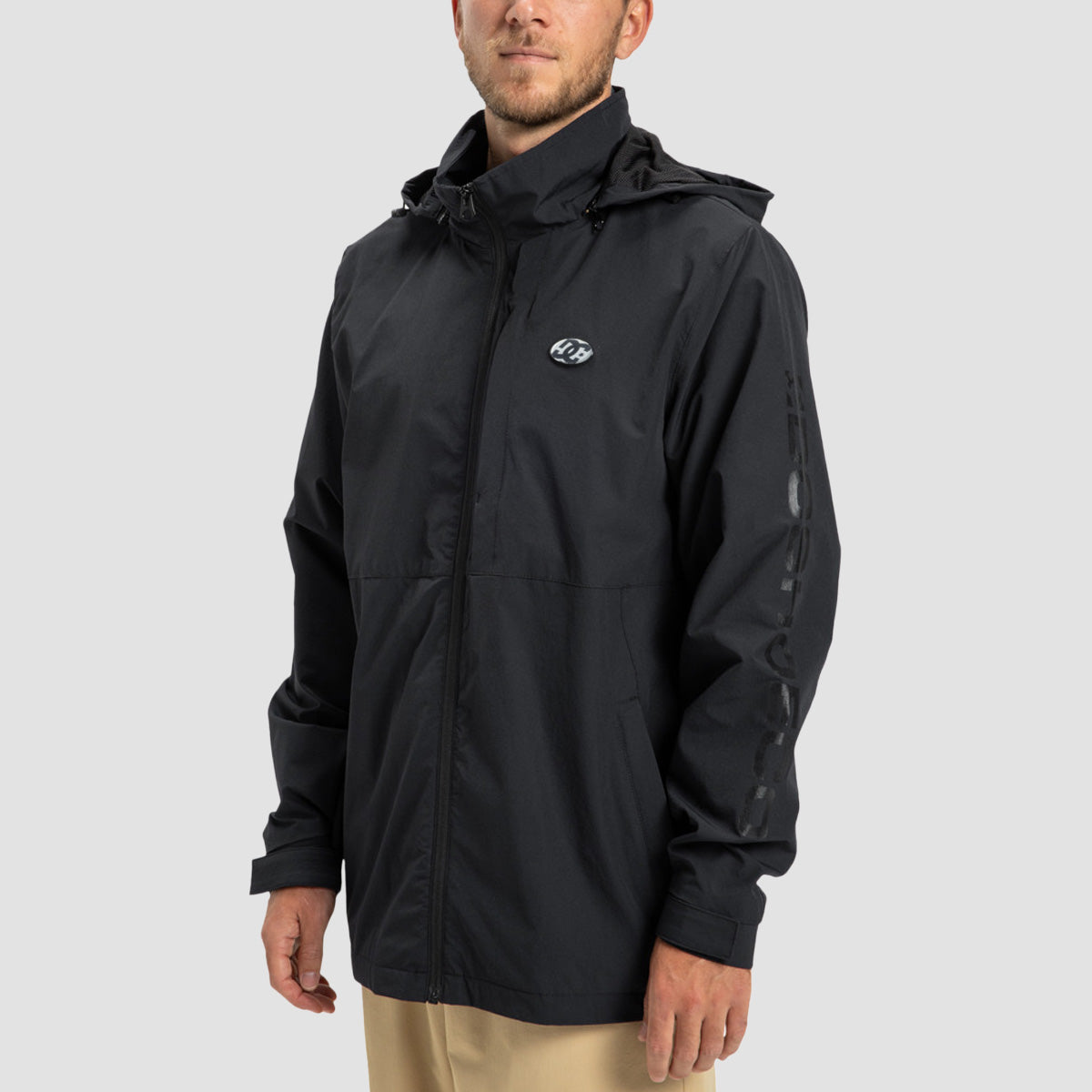 DC Tonic Hooded Windbreaker Jacket Black