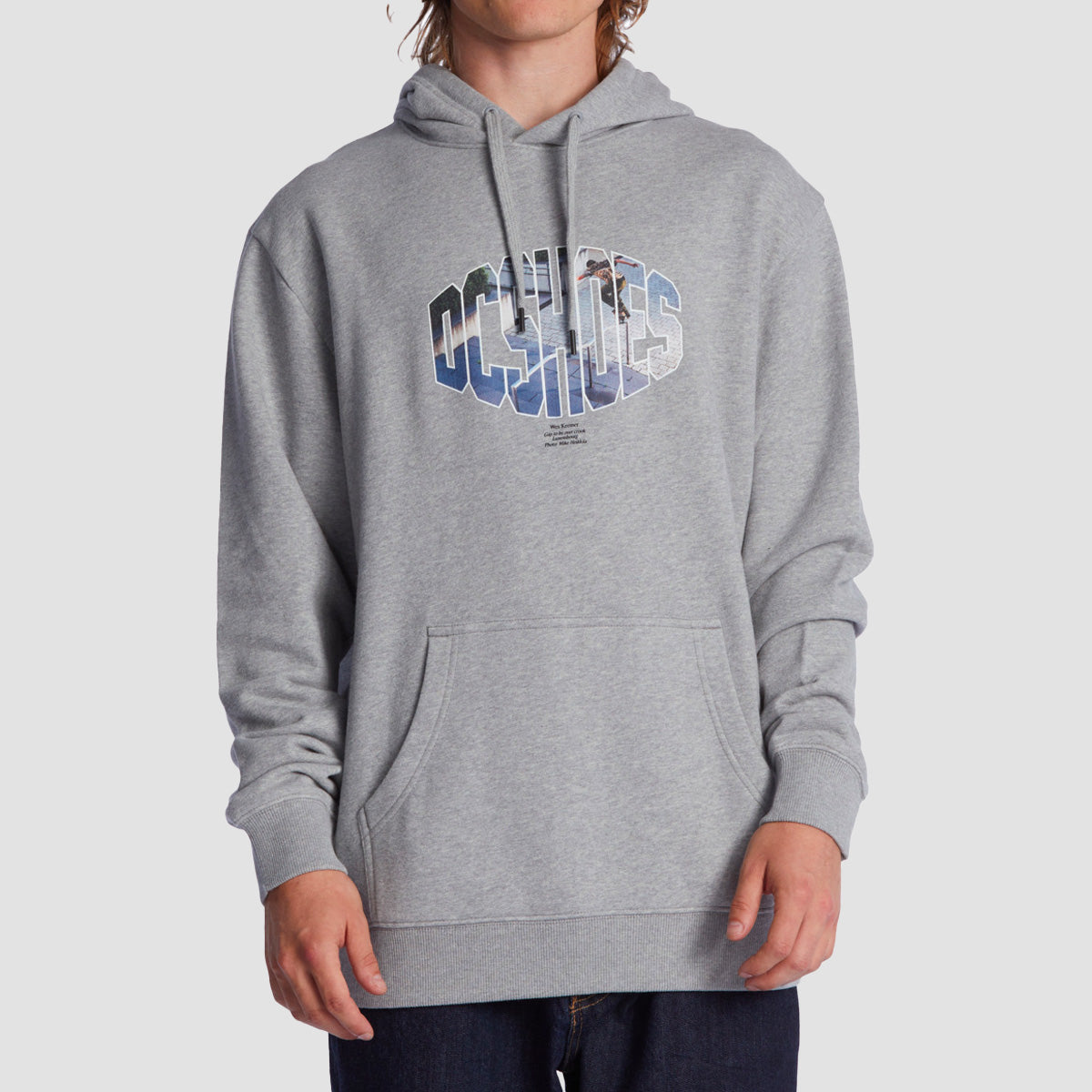 DC Wes Pullover Hoodie Heather Grey