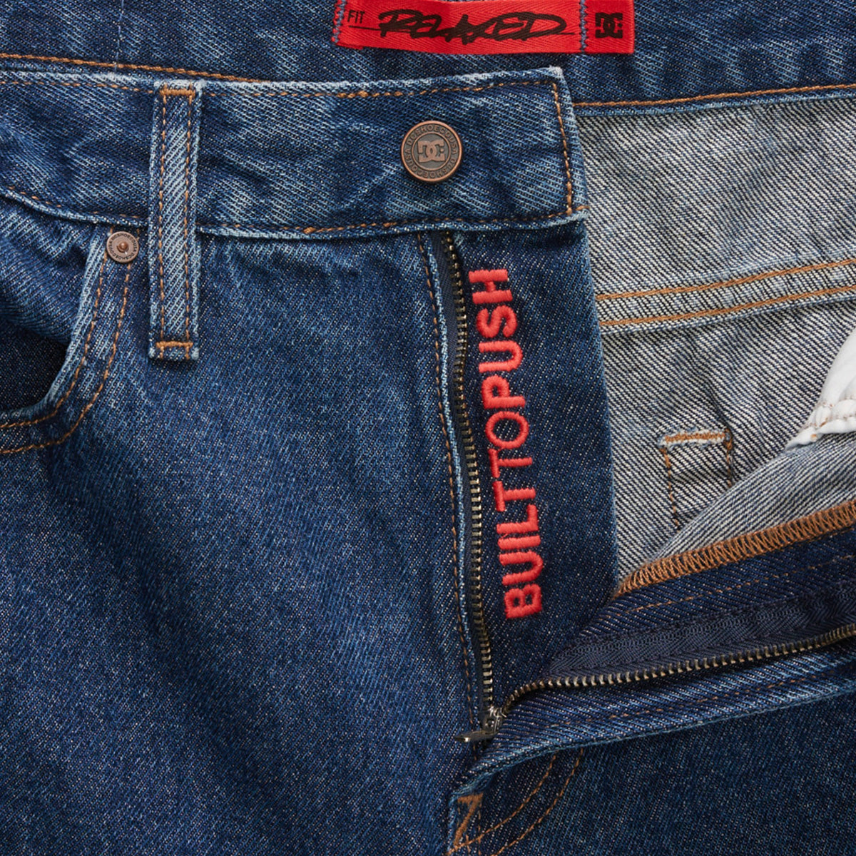 DC Worker Relaxed Fit Jeans Indigo Dark