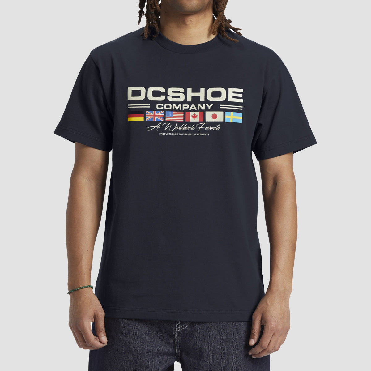 DC Worldwide Fav T-Shirt Navy Blazer