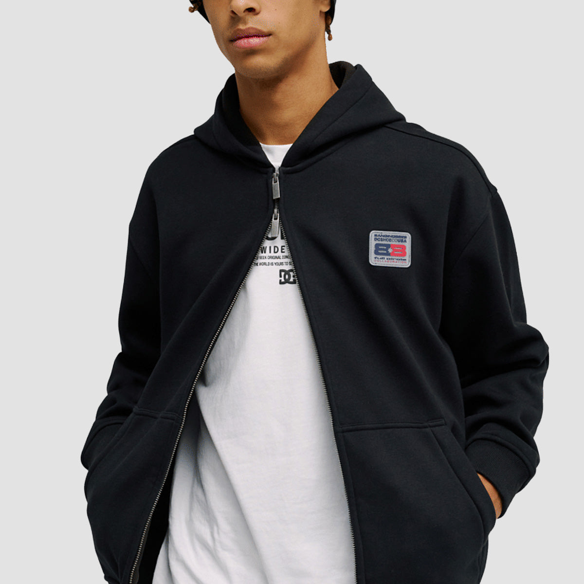 DC X Bangingbees DWR Snow Zip Hoodie Black