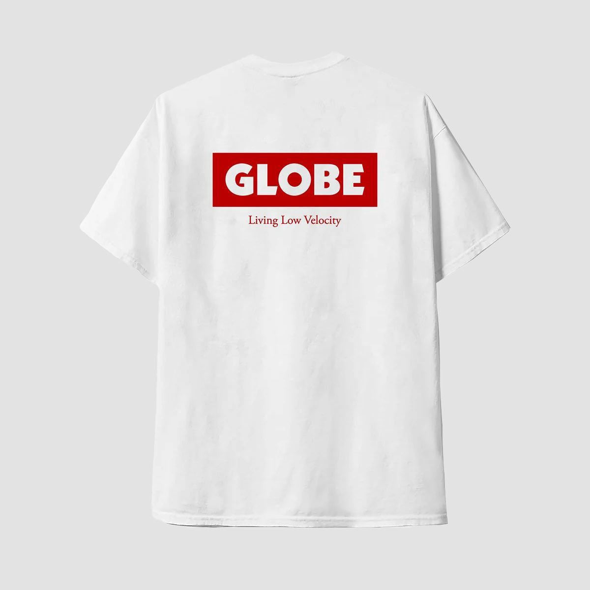 Globe Living Low Velocity T-shirt White/Red