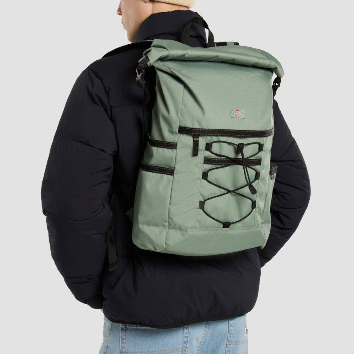 Dickies Ashville Utility Roll Top Backpack Sea Spray
