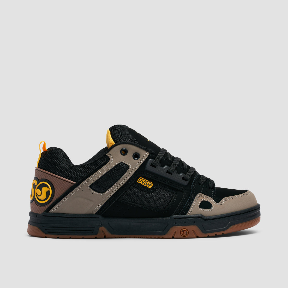 DVS Comanche Shoes - Brindle/Black/Yellow Nubuck