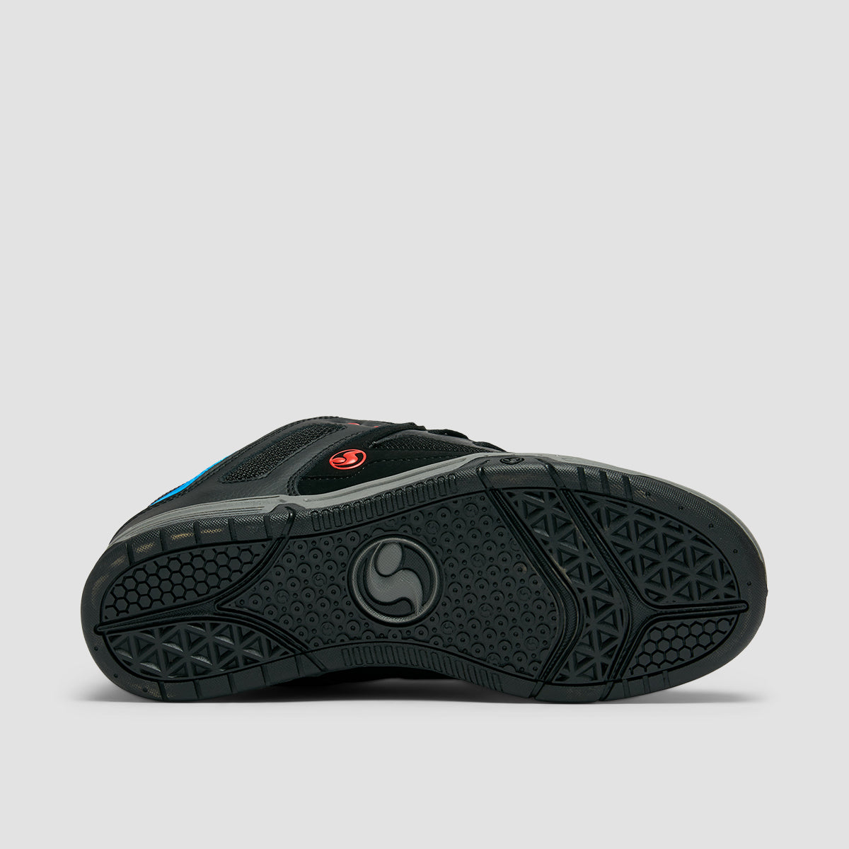 DVS Gambol Shoes - Black/Fiery Red/Blue Nubuck