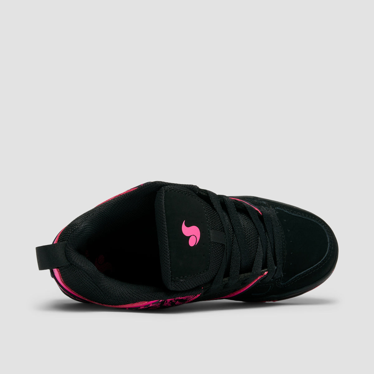 DVS Gambol Shoes - Black/Pink/Black Nubuck - Womens