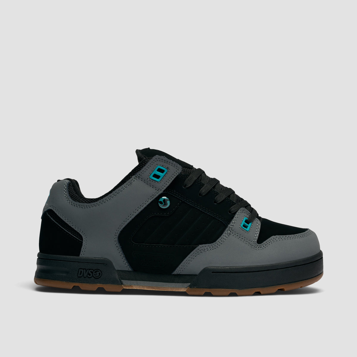 DVS Militia Snow Shoes - Black/Turquoise/Gum Nubuck