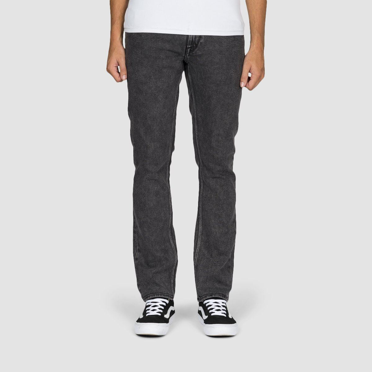 Volcom Vorta Slim Fit Jeans Light Acid Black