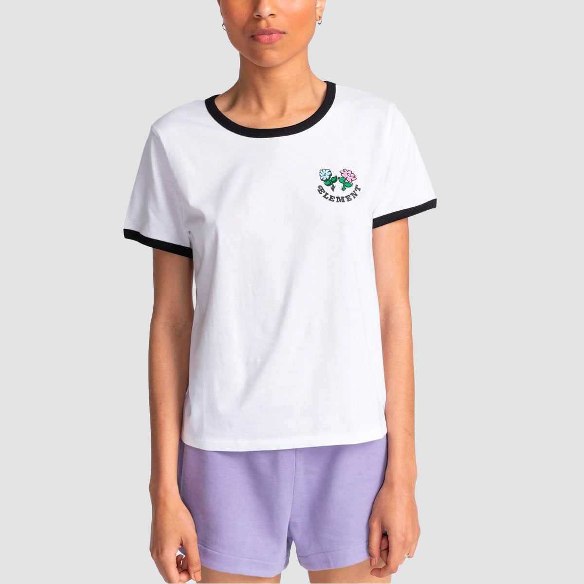 Element Hi've Five T-Shirt Optic White - Womens