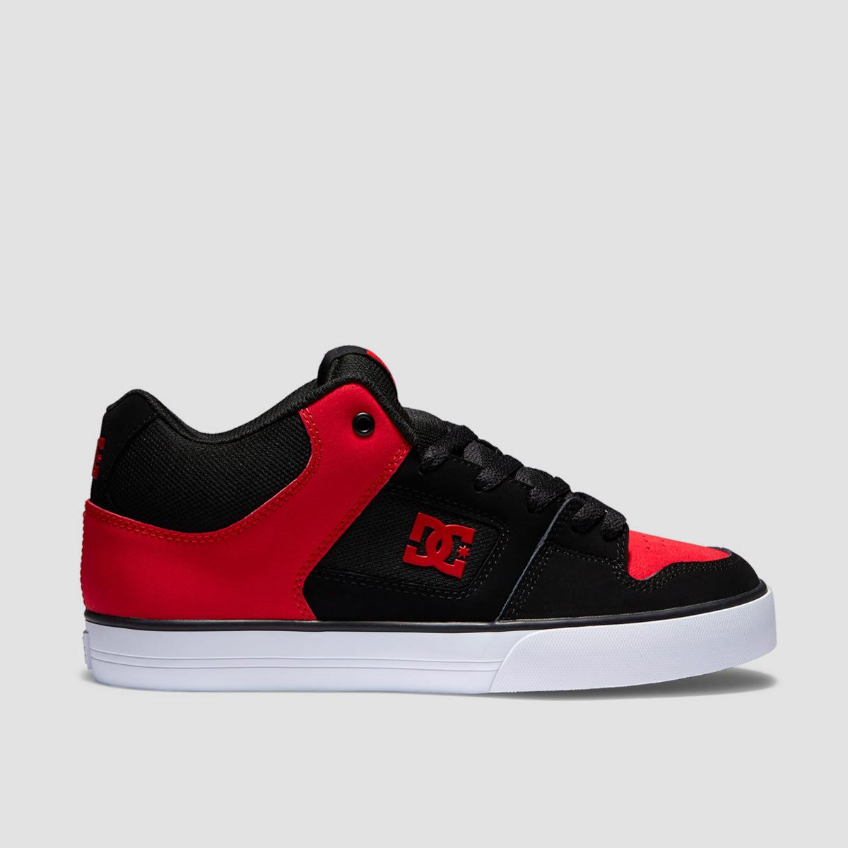 DC Pure Mid Shoes - Black/Red