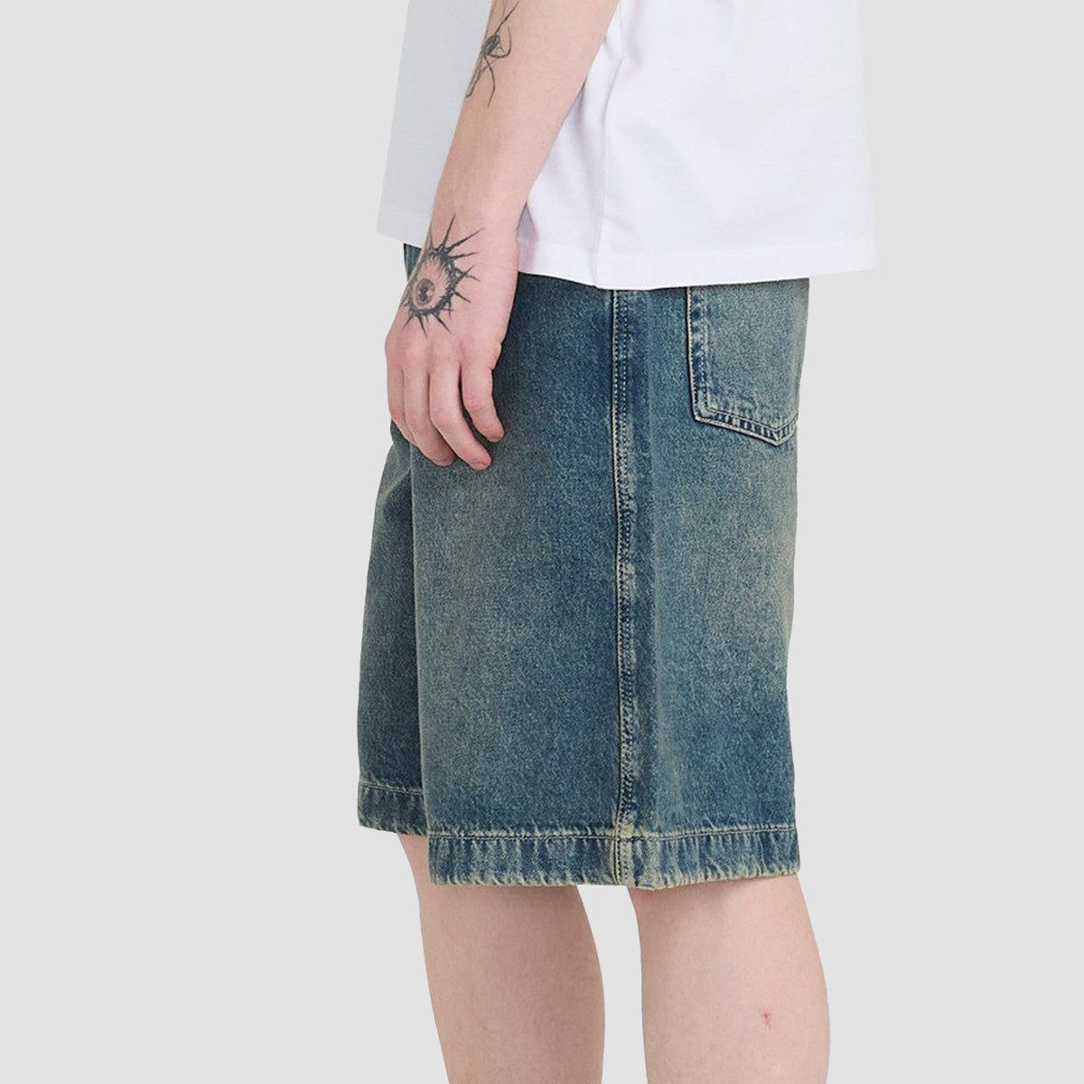 Element 5 Pocket Denim Jort Shorts Blue Tint