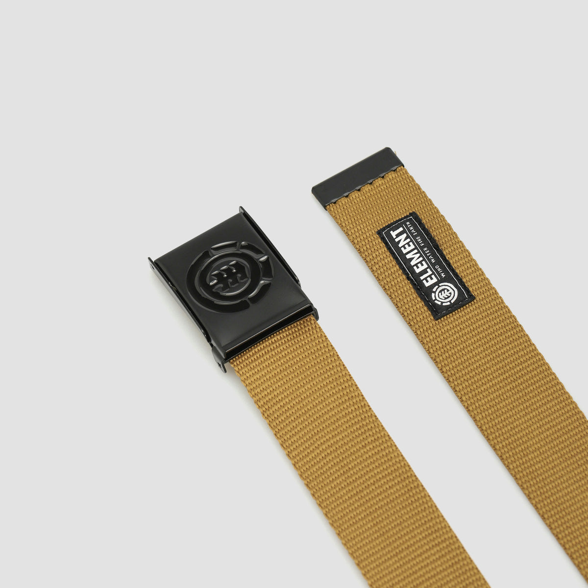 Element Beyond Web Belt Dull Gold