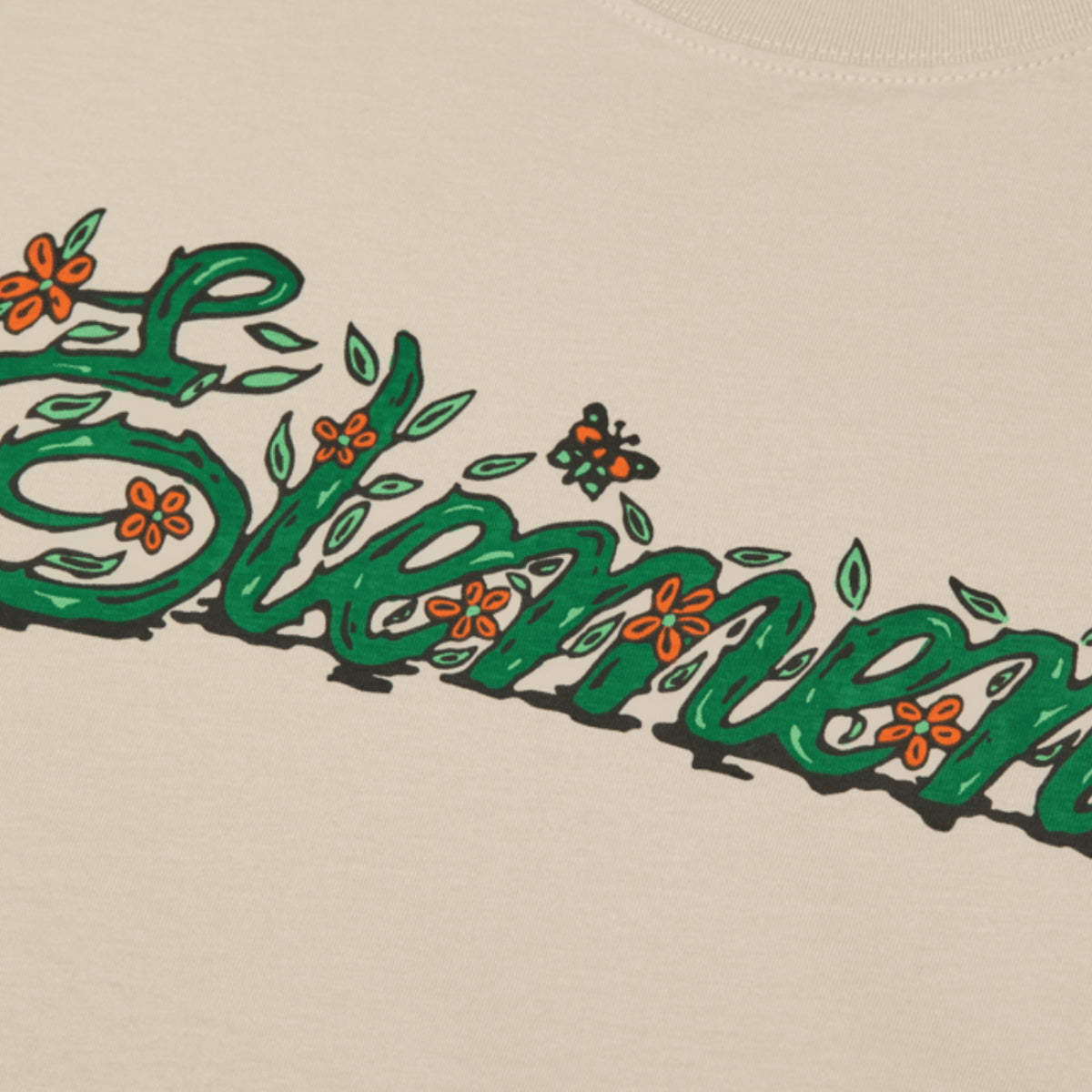 Element Brambles T-Shirt Oat Milk