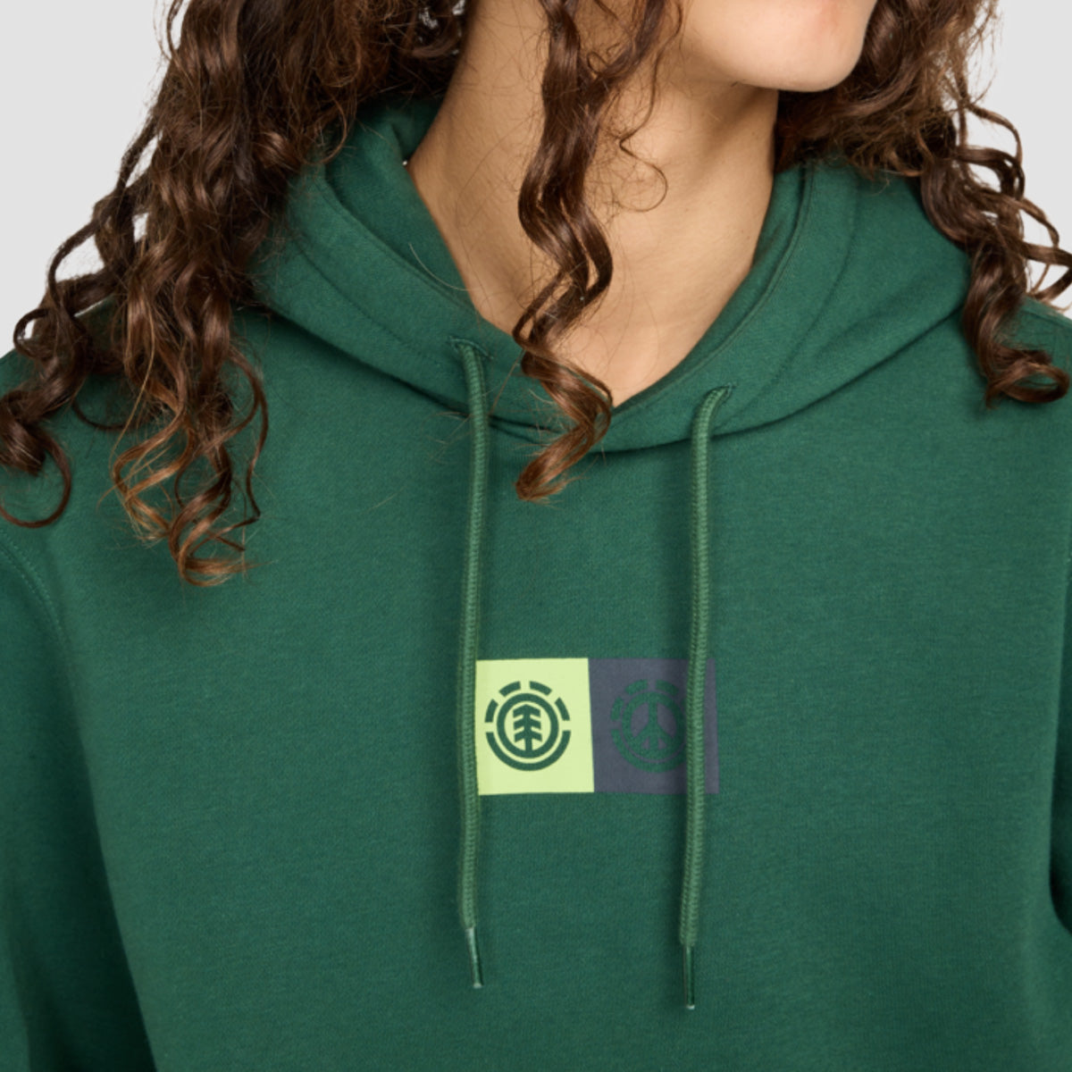 Element Dual Pullover Hoodie Dark Green