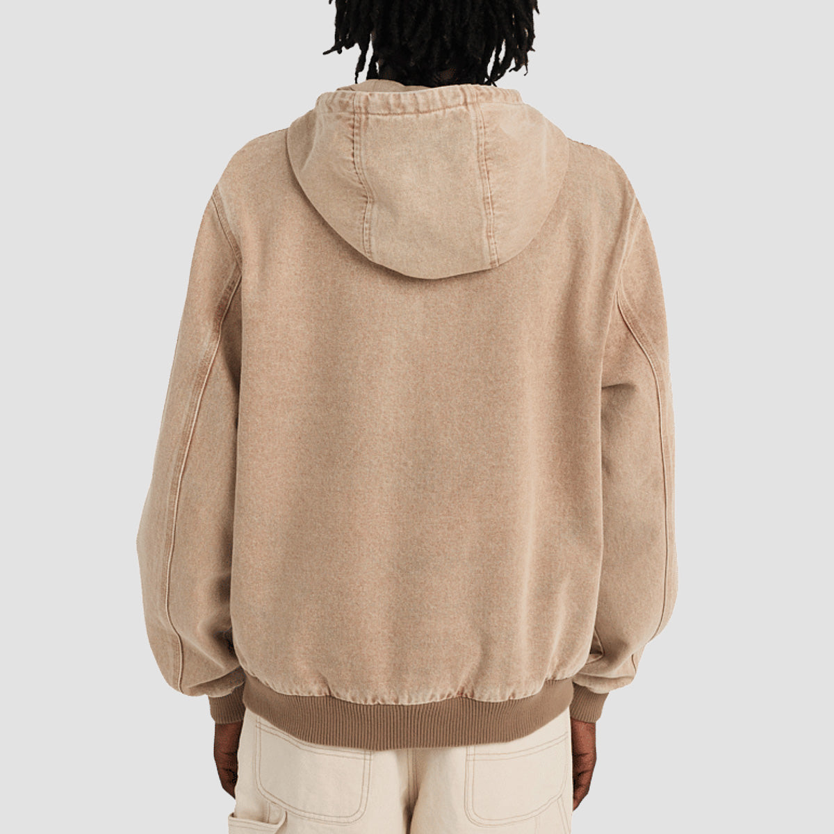 Element Dulcey Low Tide Denim Jacket Beige Tint Wash