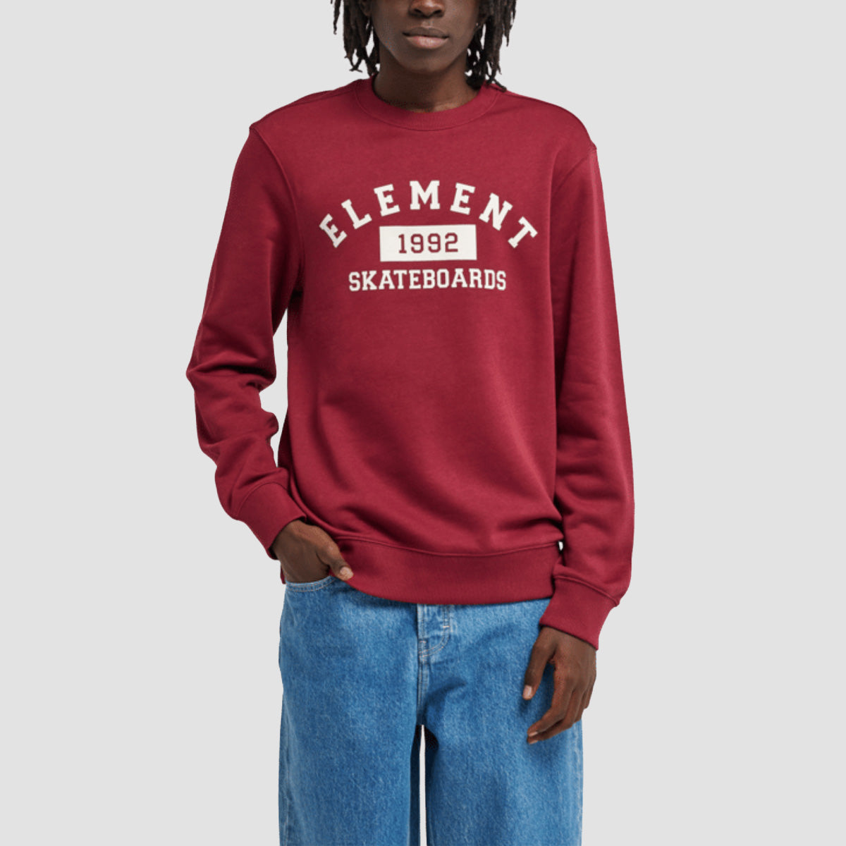 Element Home Team Crew Sweatshirt Zinfandel