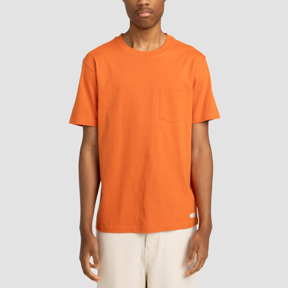 Element Icon Label Pocket T-Shirt Coral Gold