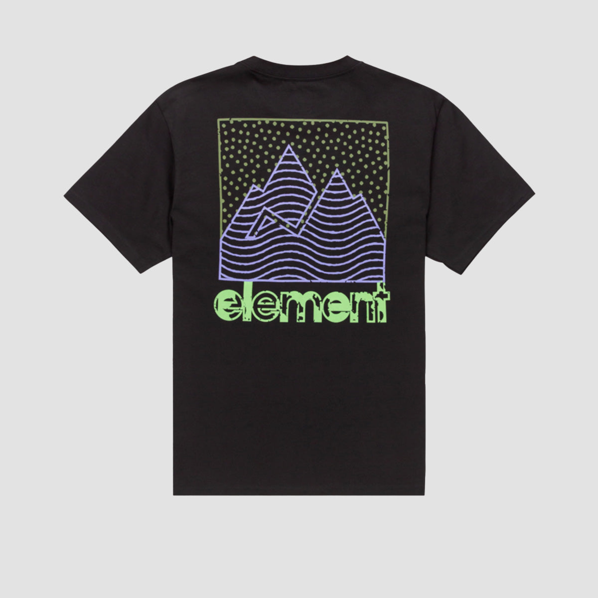 Element Joint Texture T-Shirt Flint Black