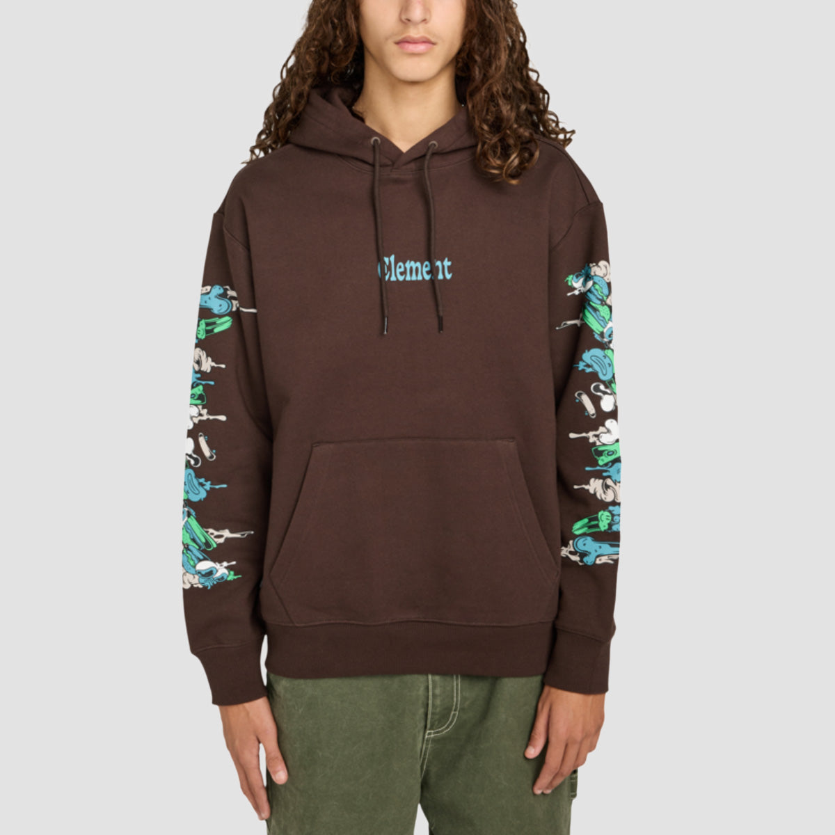 Element Rolling Dead Pullover Hoodie Java