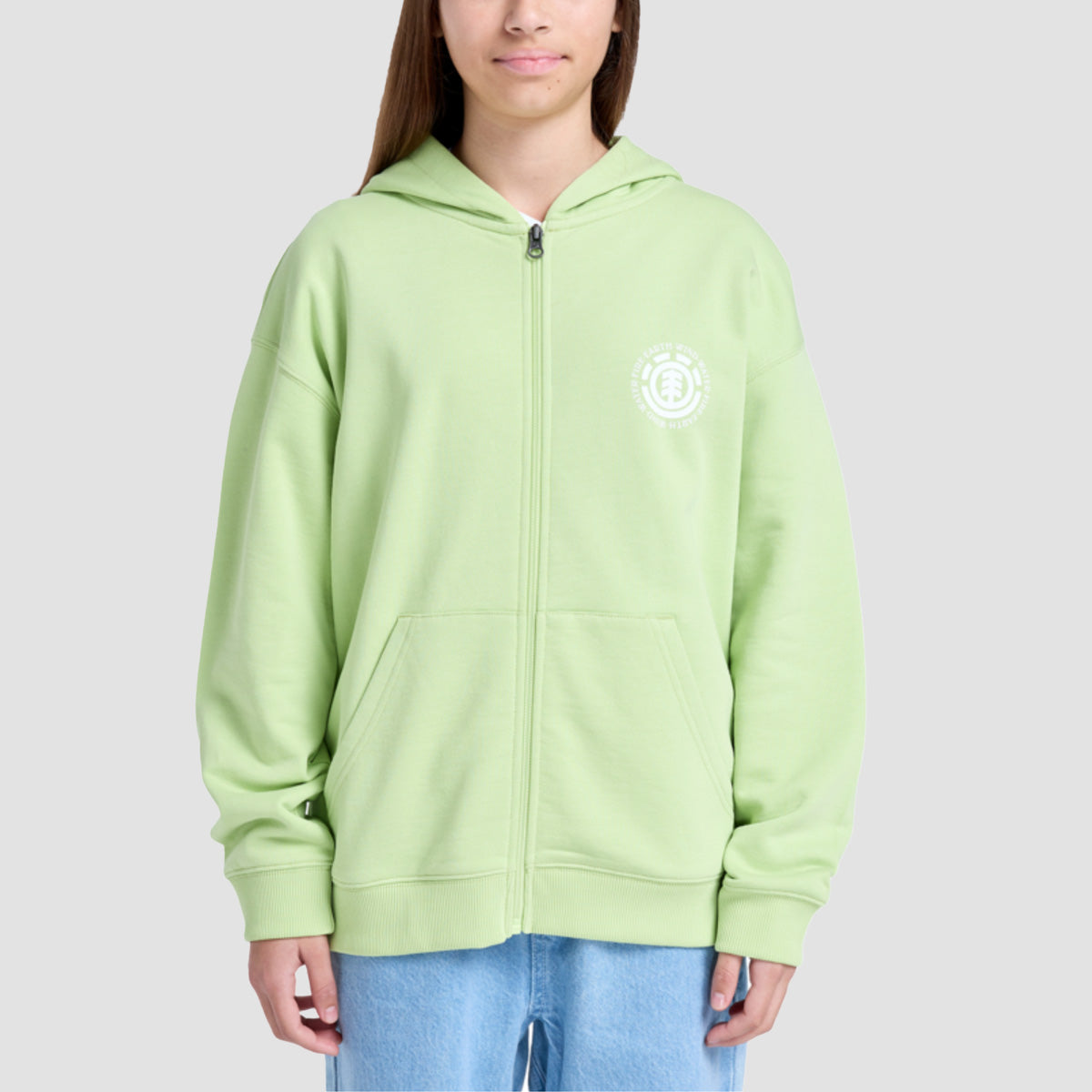 Element Seal BP Zip Hoodie Lettuce Green - Kids