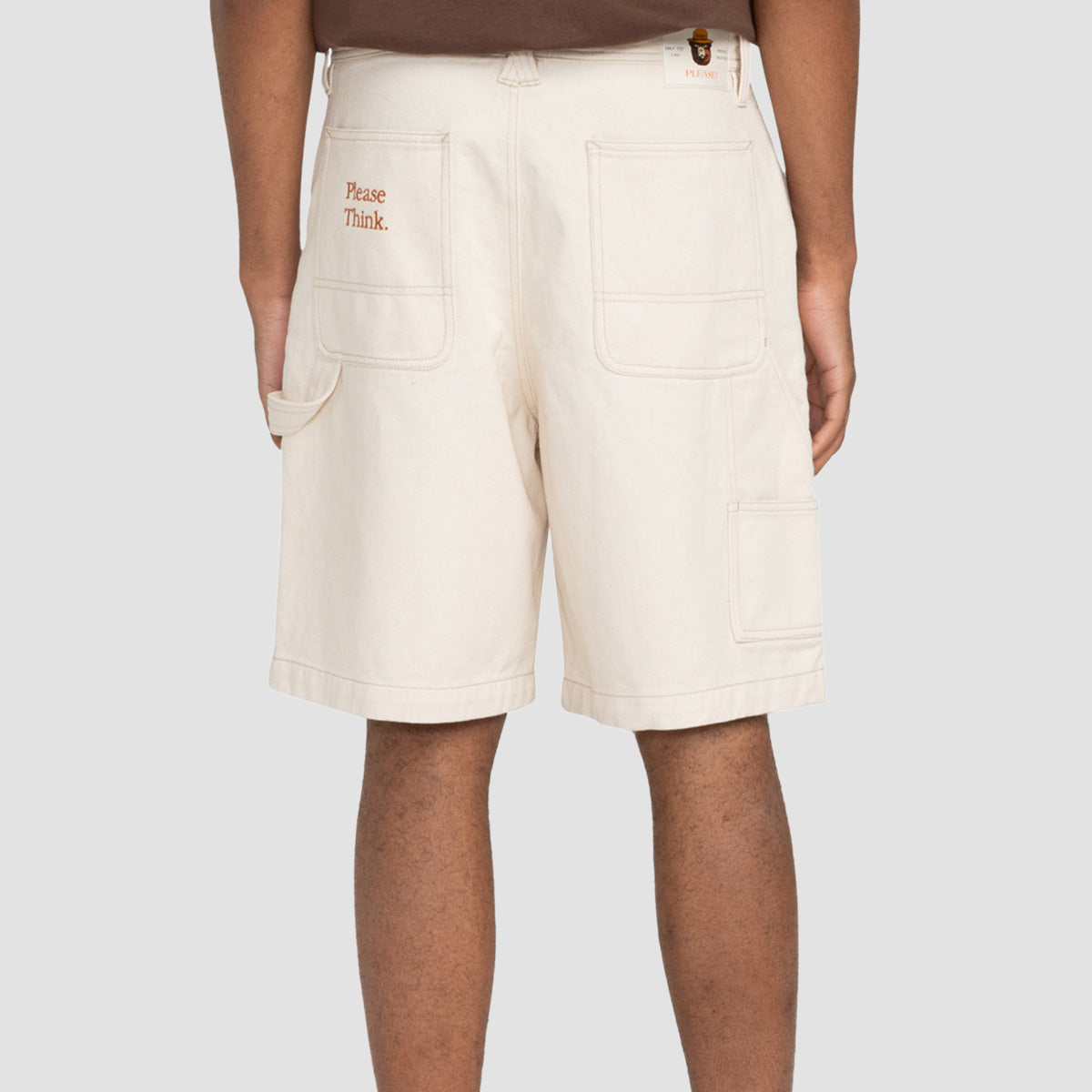Element X Smokey Bear 20" Carpenter Shorts Natural