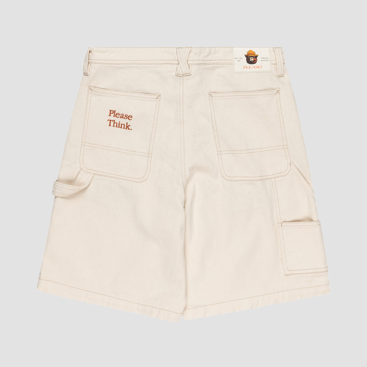 Element X Smokey Bear 20" Carpenter Shorts Natural