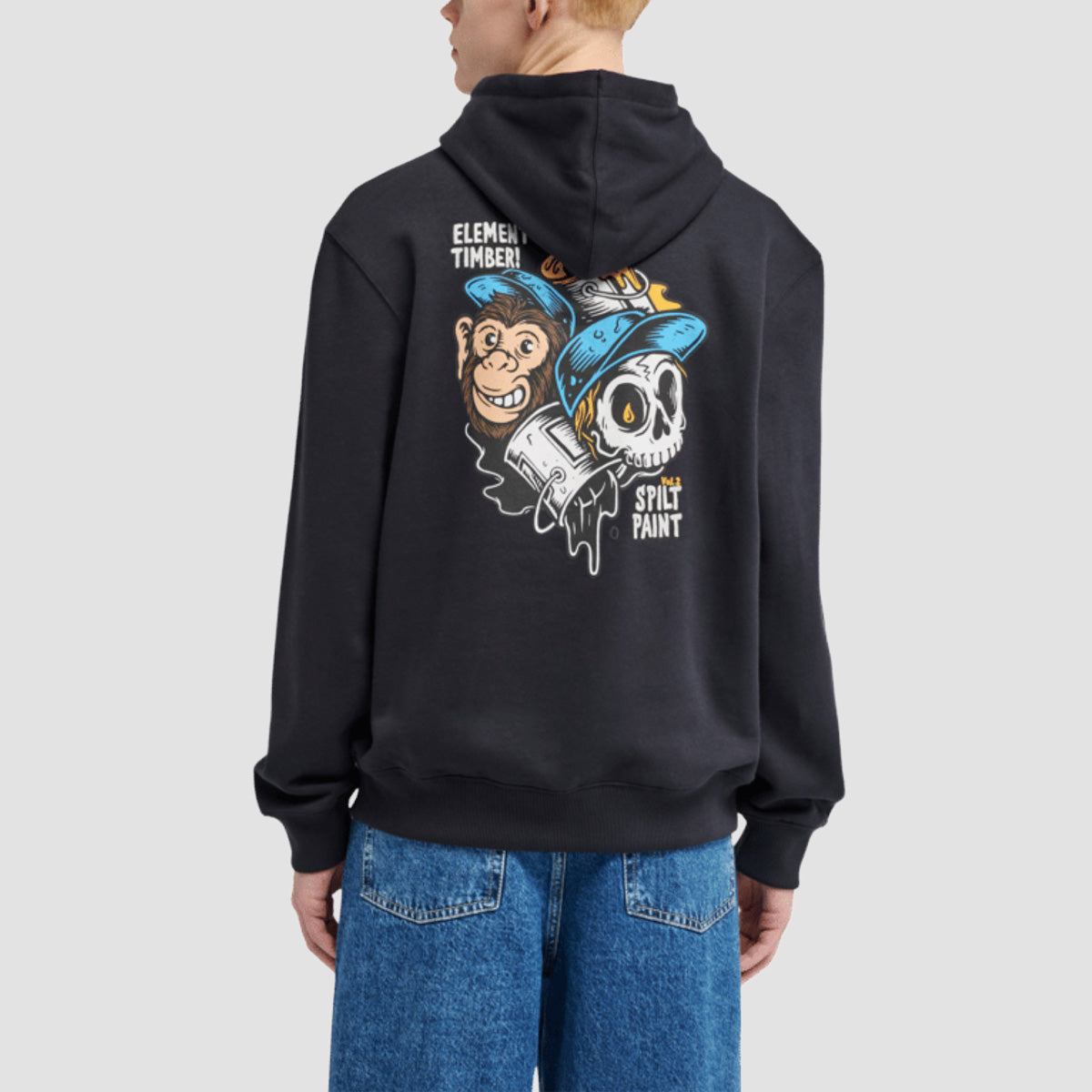 Element X Timber Flow Pullover Hoodie Flint Black